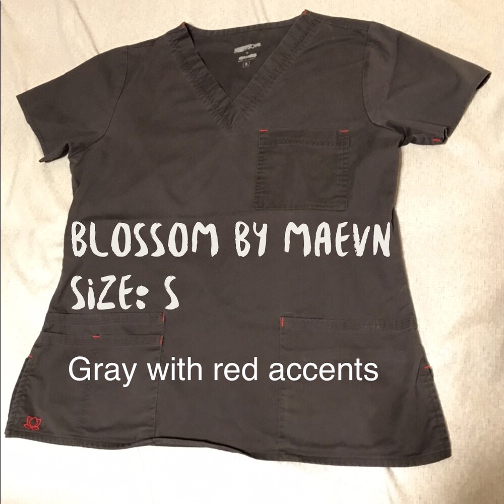 Dark Gray Scrub Too
